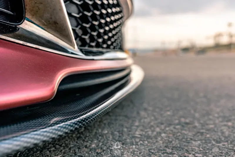 Kia Stinger Carbon Fibre Front Lip V1 By Adro (2018+) 1