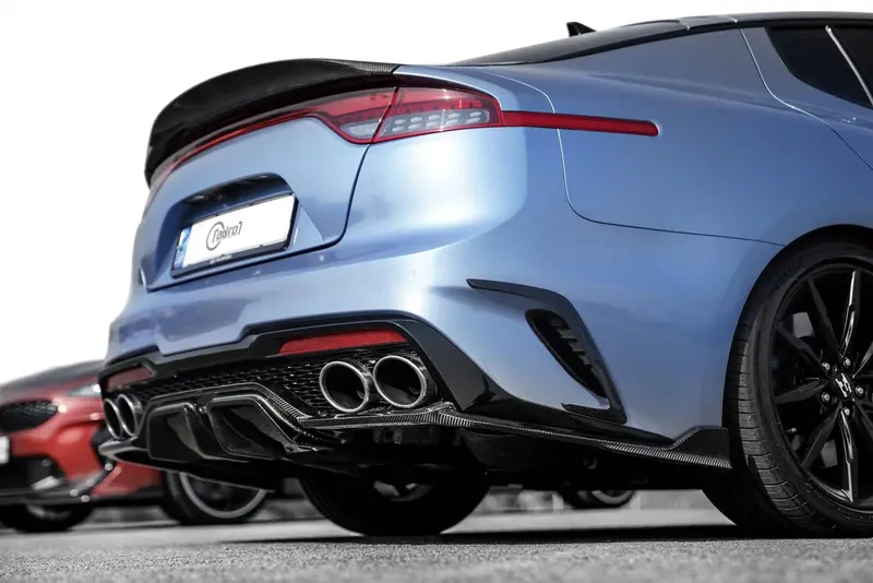 Kia Stinger Carbon Fibre Meister Rear Diffuser V3 By Adro (2018+) 2