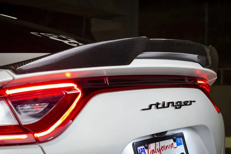 Kia Stinger Carbon Fibre Rear Trunk Lip Spoiler V1 By Adro (2018+) 1