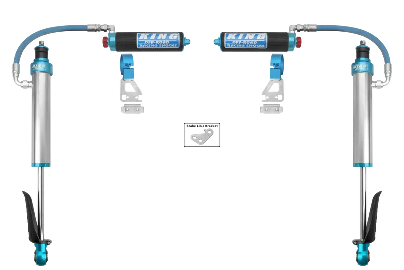 King Shocks 2024+ Toyota Tacoma 2.5 Dia Remote Reservoir Shock W/Adjuster (Pair) - Rear 1
