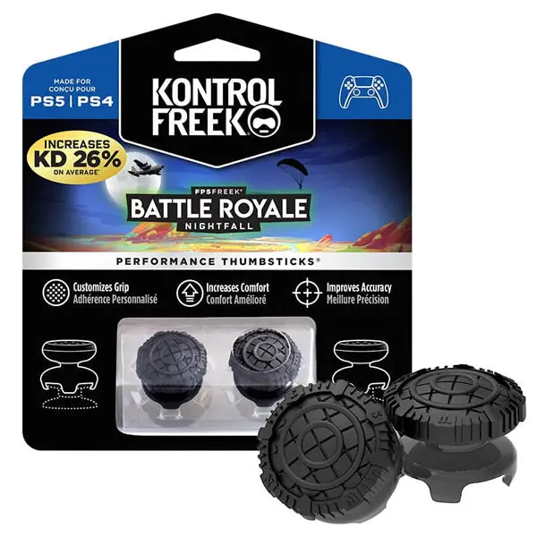 Kontrolfreek Fps Freek Battle Royale Thumbsticks For Ps5 And Ps4 Blister Kit - Black 1