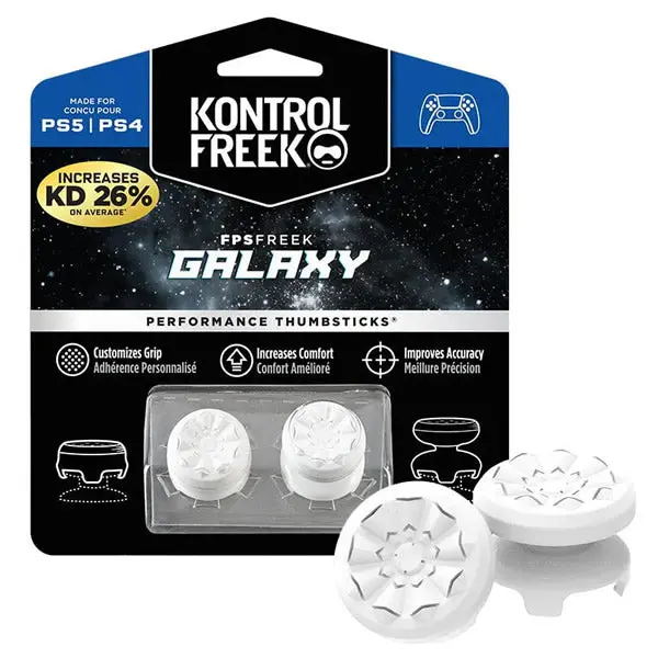 Kontrolfreek Fps Freek Galaxy Thumbsticks For Ps5 & Ps4 Blister Kit - White 1