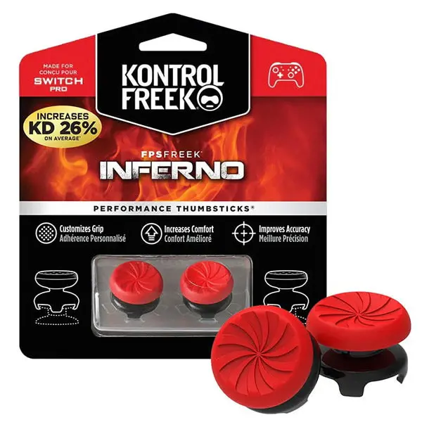 Kontrolfreek Fps Freek Inferno Thumbsticks For  Nintendo Switch Pro Blister Kit 1
