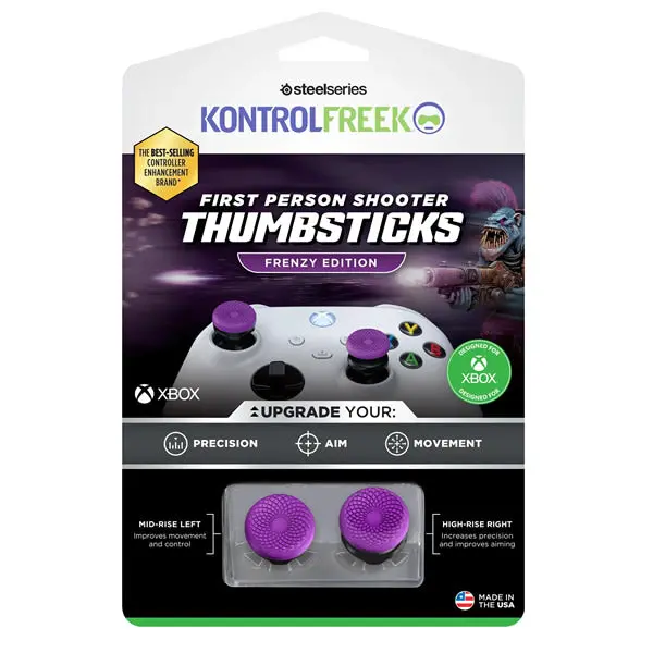 Kontrolfreek Fps Frenzy Thumbsticks For Xbox X|S & One Blister Kit - Purple 1