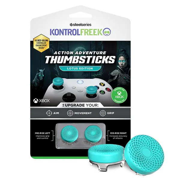 Kontrolfreek Lotus Thumbsticks - (Xbox X|S & One) - Teal 1
