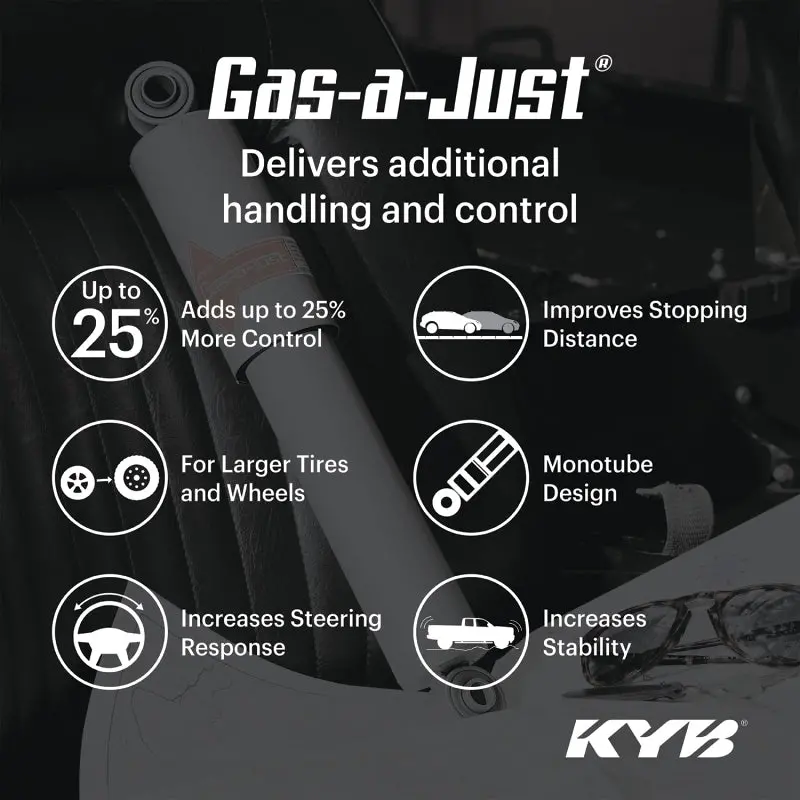 Kyb Gas-A-Just Shock 2004 Subaru Impreza Wrx Sti (Rear Left) 2