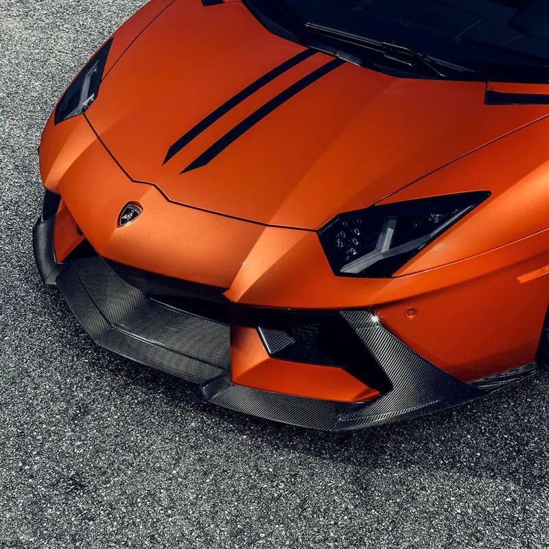 Lamborghini Aventador Zaragoza Edizione Aero Front Spoiler By Vorsteiner 1