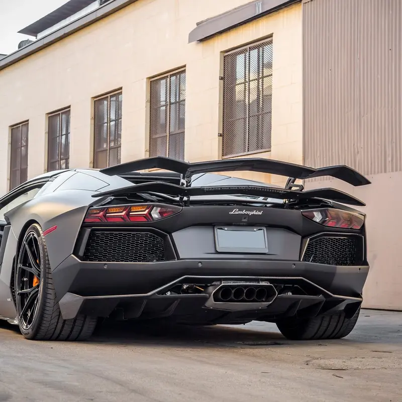Lamborghini Aventador Zaragoza Edizione Aero Wing By Vorsteiner 1