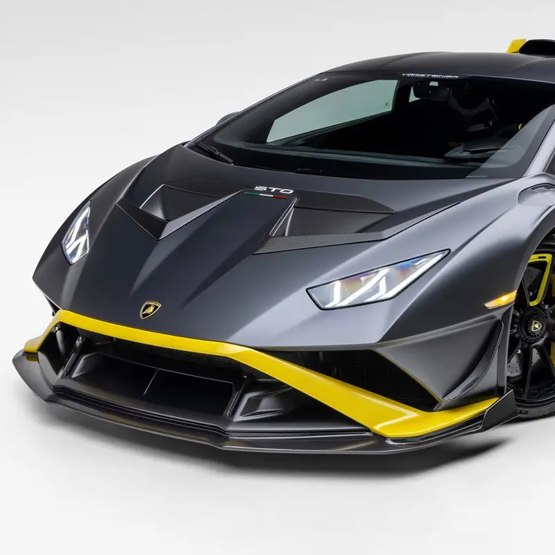 Lamborghini Huracan Sto Aero Front Spoiler Carbon Fiber By Vorsteiner 1