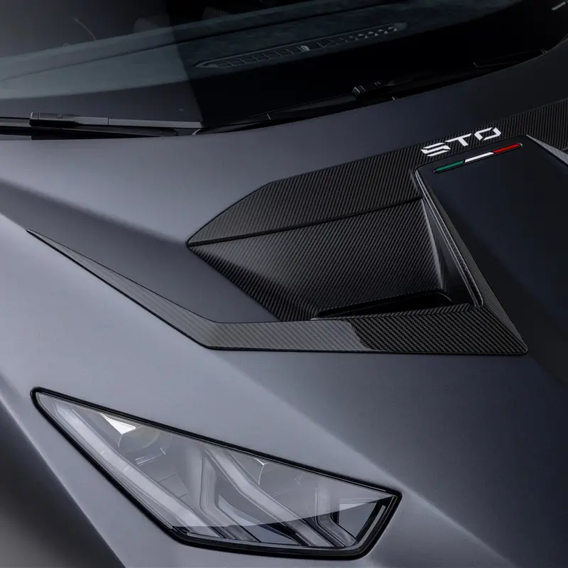 Lamborghini Huracan Sto Aero Hood Ducts Carbon Fiber By Vorsteiner 1