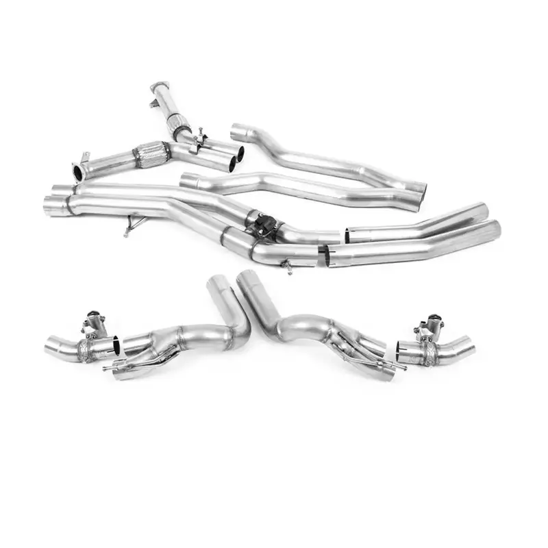 Lamborghini Urus 2018+ 4.0 V8 650Ps - Milltek Sport Opf Back Exhaust System With Active Centre (For Oe Tips) 1