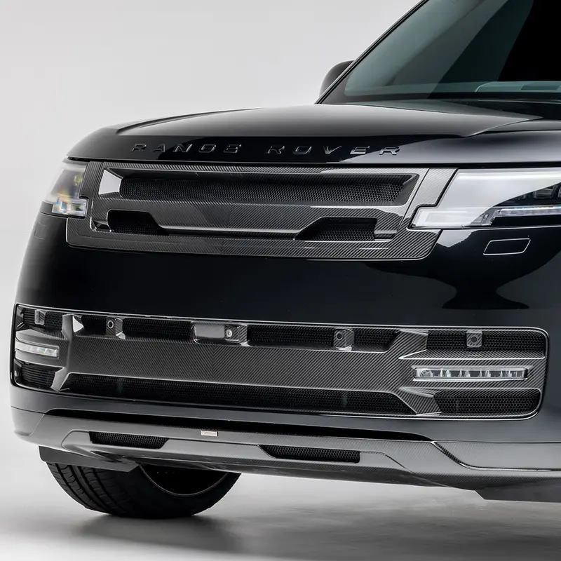 Land Rover Range Rover L460 Front Middle Grille By Vorsteiner 1