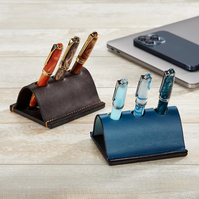 Leather Pen Saddle Trio 1
