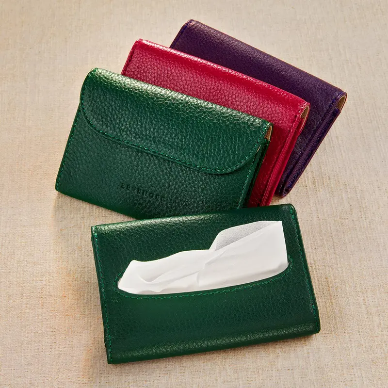 Leather Pocket Tissue Holder 1