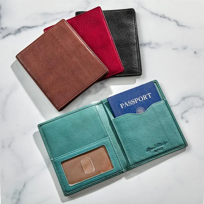 Leather Rfid Passport Cover 2