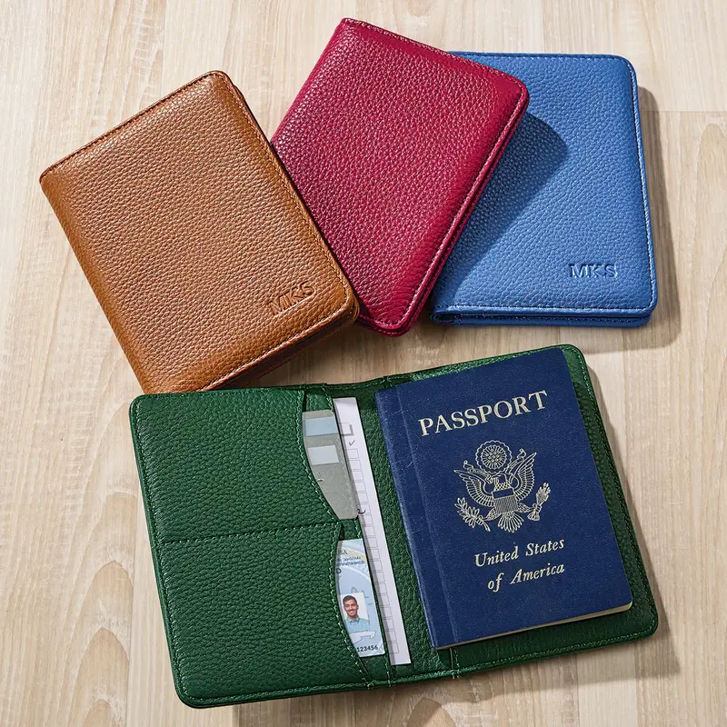 Leather Rfid Passport Holder 1