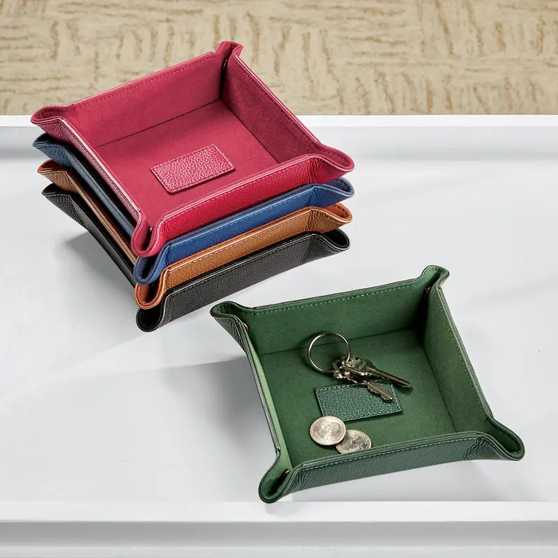 Leather Snap Tray 1