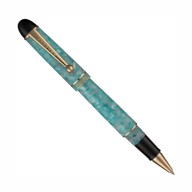 Leboeuf Diamond Series Turquoise Sea Rollerball Pen 1