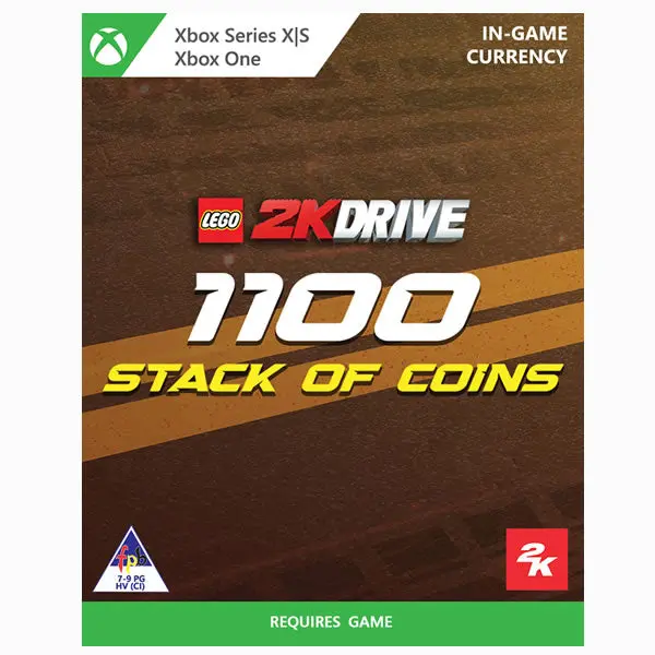 Lego 2K Drive Stack Of 1100 Coins Xbox One/Series X|S 1