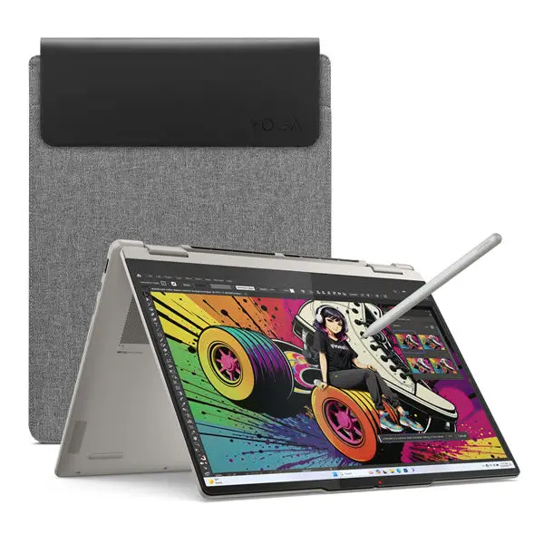 Lenovo | Yoga 7 | 14" 2.8K Wqxga+ Oled | Amd Ryzen™ Ai 7 350 | 32Gb Lddr5 | 1Tb Ssd | Touch 2-In-1 - Seashell 1