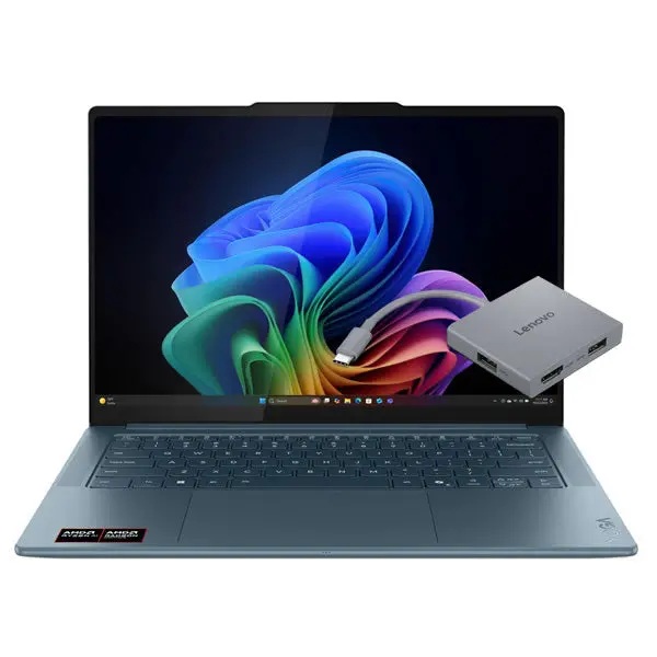 Lenovo | Yoga Pro 7 | 14.5" 3K (2944X1840) Oled | Amd Ryzen Ai 9 | 32Gb Ram | 1Tb Ssd | Non Touch - Tidal Teal 1