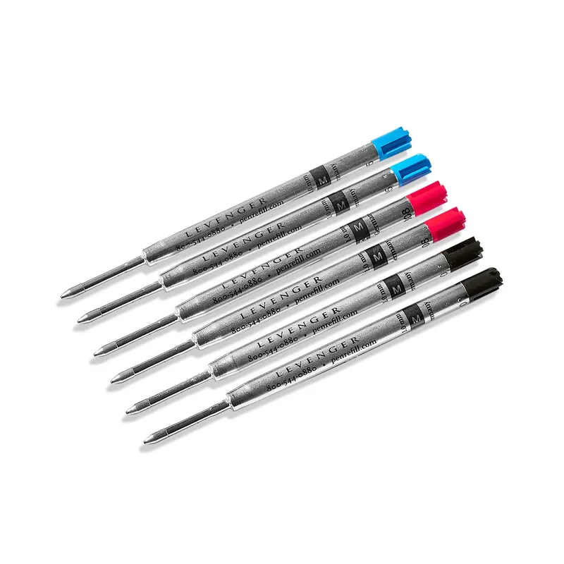 Levenger Ballpoint Ink Refill Sampler (Set Of 6) 1