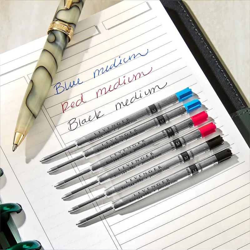 Levenger Ballpoint Ink Refill Sampler (Set Of 6) 2