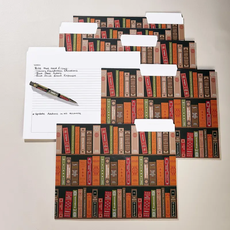 Levenger Library File Folders (Set Of 6) 2
