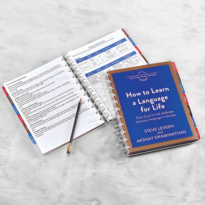 Levenger Master Class How To Learn A Language For Life Circa Refill 1