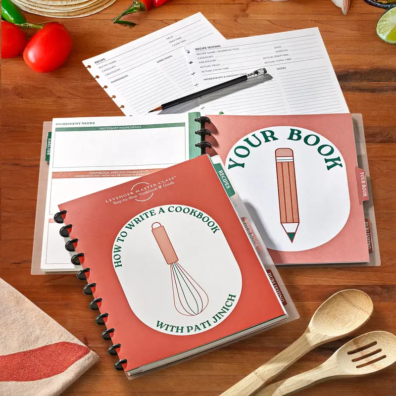 Levenger Master Class How To Write A Cookbook Circa Workbook 1