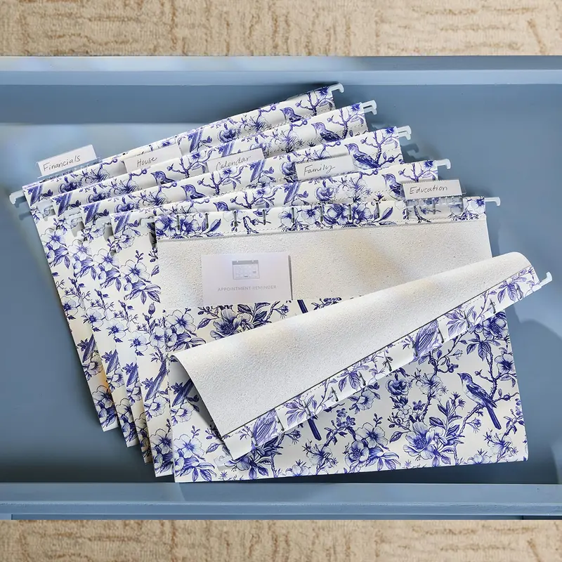 Levtex Avignon Hanging File Folders (Set Of 5) 2