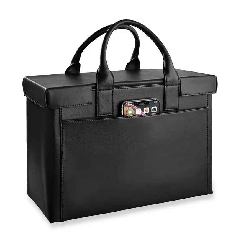 Levtex Portable File Tote With Lid 4