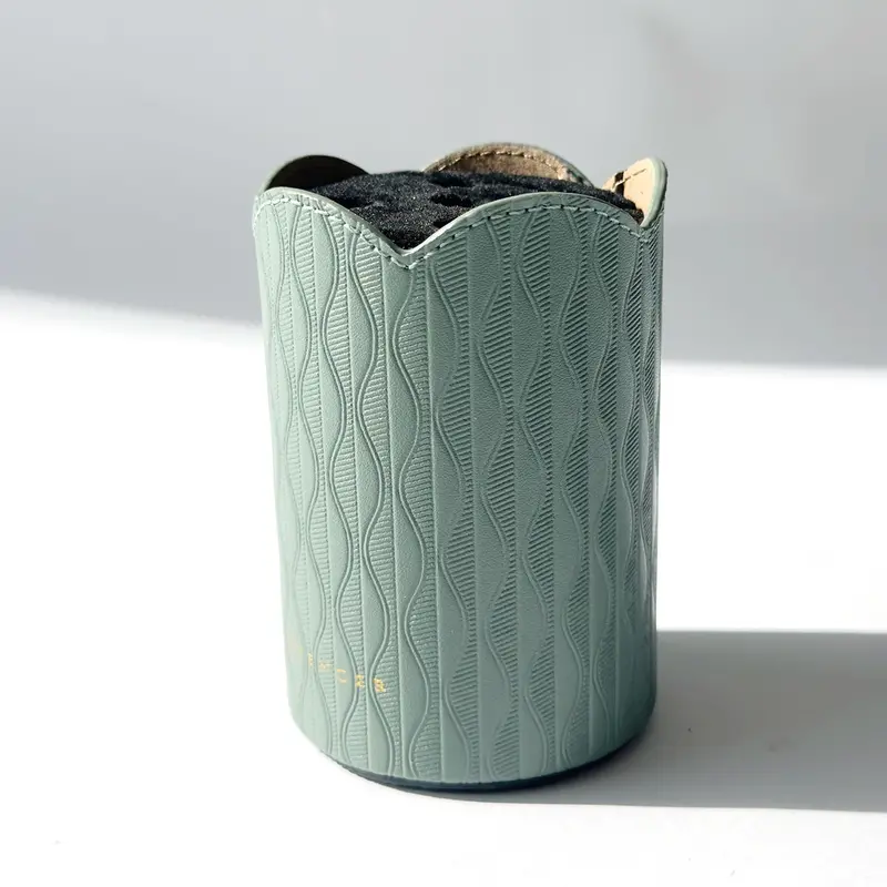 Levtex Scalloped Pen Cup - Sage - Final Clearance 1