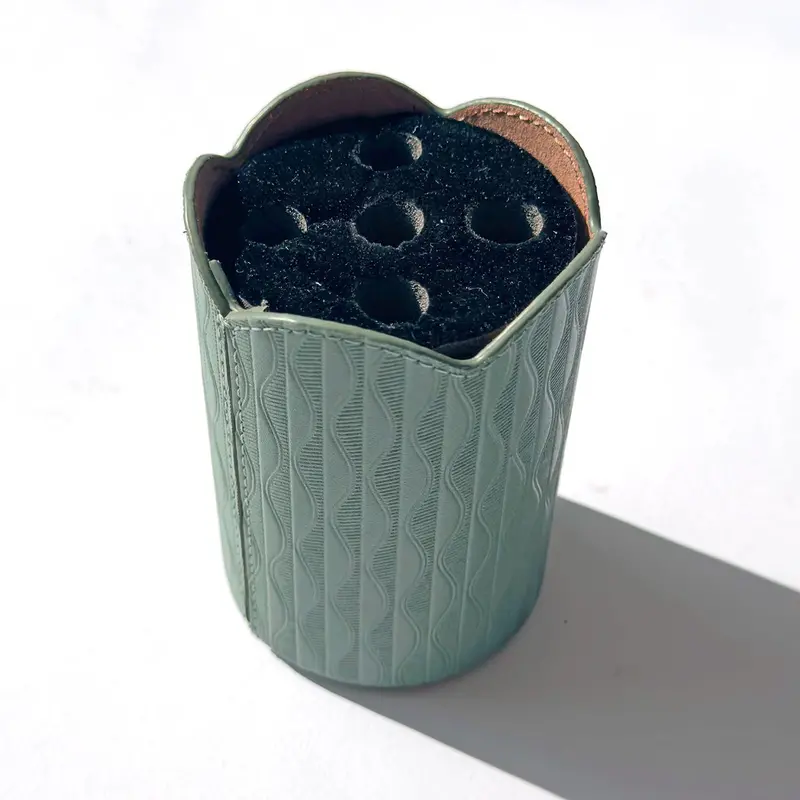Levtex Scalloped Pen Cup - Sage - Final Clearance 2