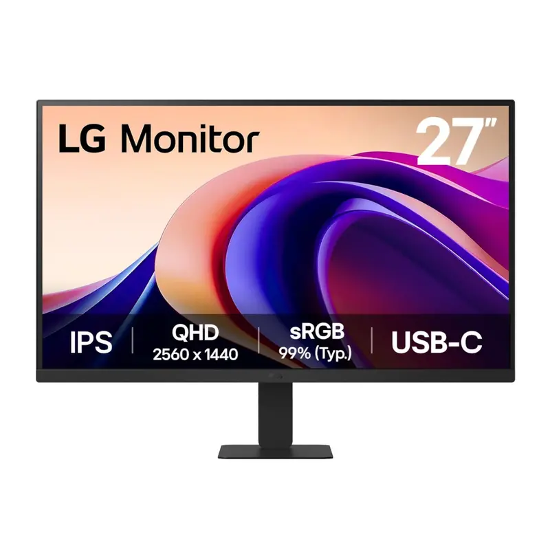 Lg Ultrafine 27" Qhd Ips Monitor 100Hz With Usb-C [Display Clearance] 1