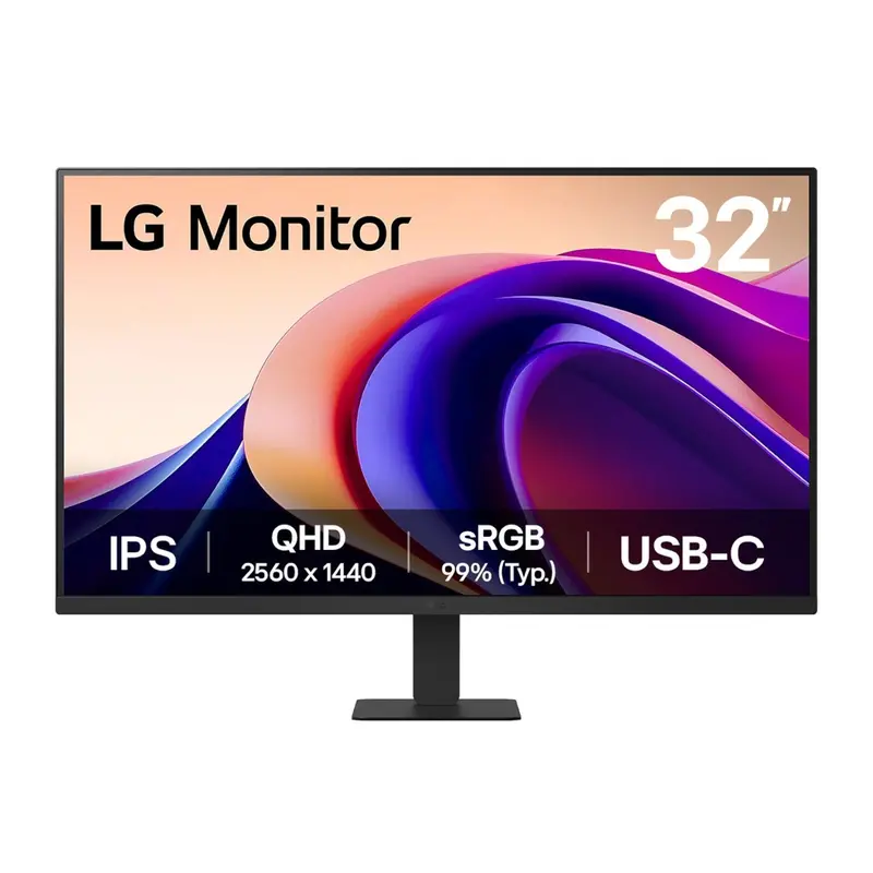 Lg Ultrafine 32" Qhd Ips Monitor 100Hz With Usb-C 1