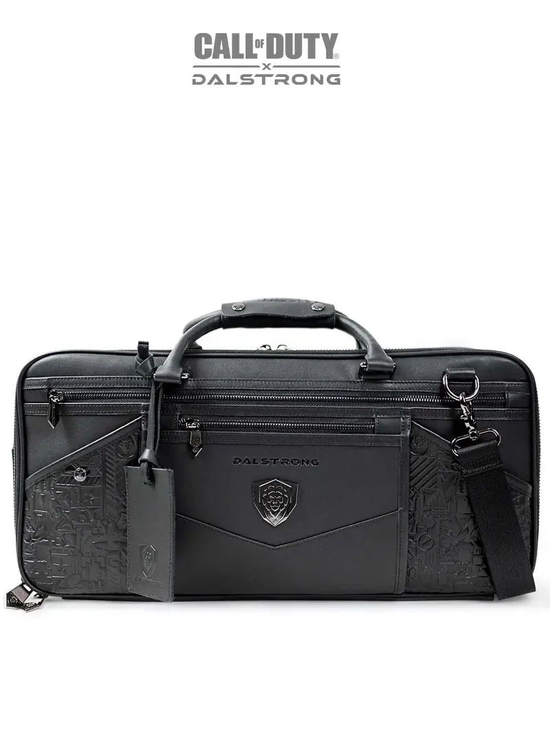 Limited Edition Leather Knife Bag | Call Of Duty © Edition | Black Genuine Leather | Exclusive Collector Bag | Dalstrong © 1
