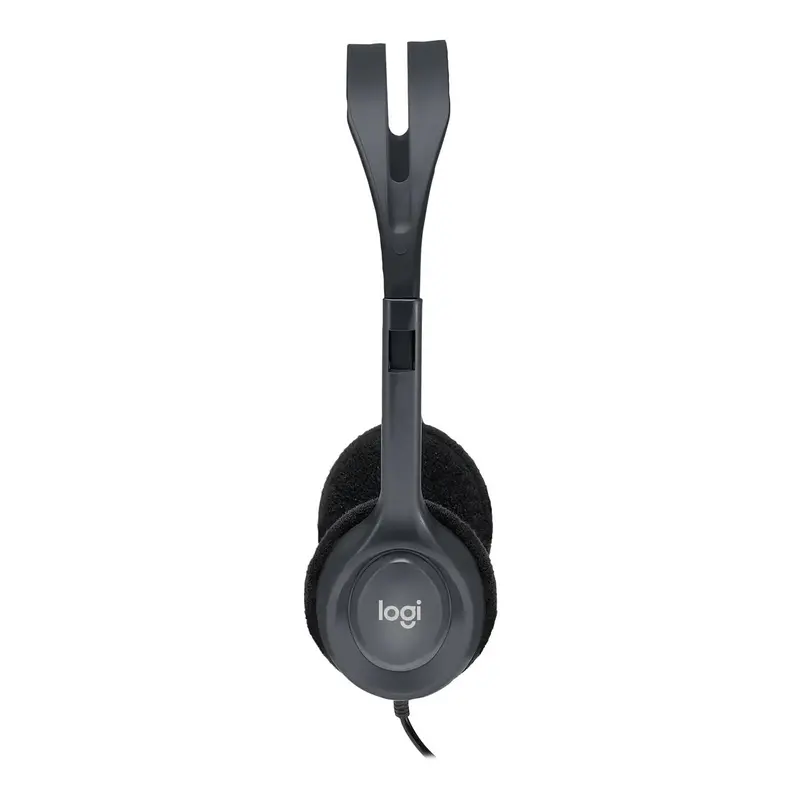 Logitech H111 Multi-Platform Black Wired Stereo Headset 2