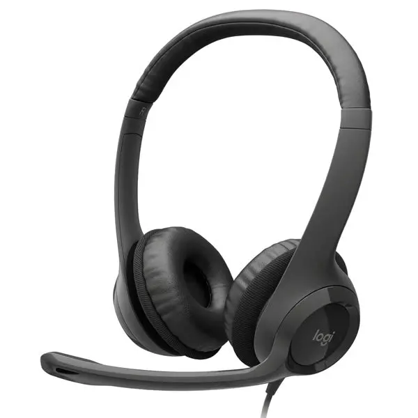 Logitech H390 Usb Headset - Black 2