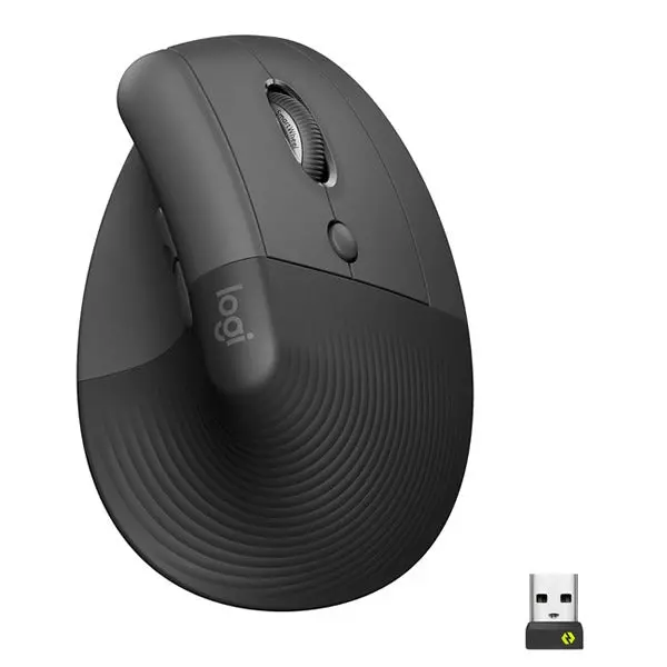 Logitech Lift Vertical Ergonomic Mouse - Graphite 1