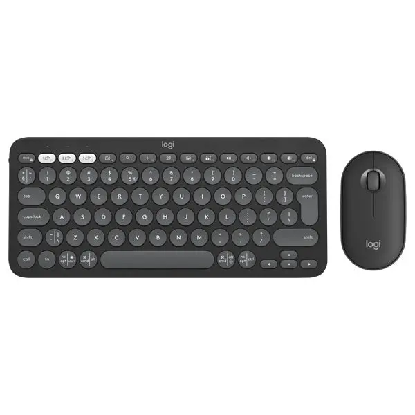 Logitech Pebble 2 Wireless Keyboard And Mouse Combo - Graphite 1