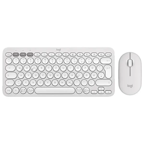 Logitech Pebble 2 Wireless Keyboard And Mouse Combo - White 1