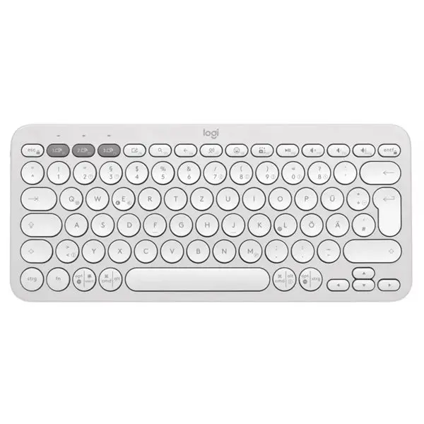 Logitech Pebble Keys 2 K380s Bt Keyboard - White 1