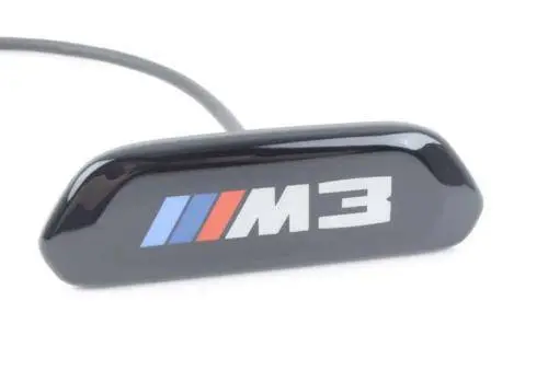 M Performance Black Model Seat Badges For Bmw M3 (2014-2020, F80) 1
