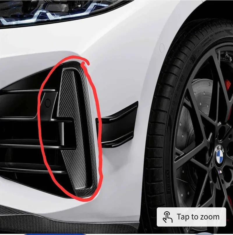M Performance Carbon Fibre Front Insert Ducts For Bmw 4 Series Gran Coupe (2021+, G26) 1
