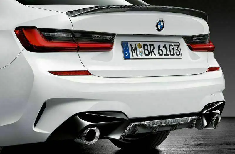 M Performance Carbon Fibre Rear Diffuser For Bmw 3 Series (2018+, G20 G21) 2