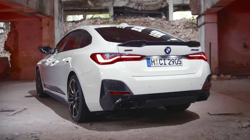 M Performance Carbon Fibre Rear Spoiler For Bmw 4 Series Gran Coupe (2021+, G26) 1