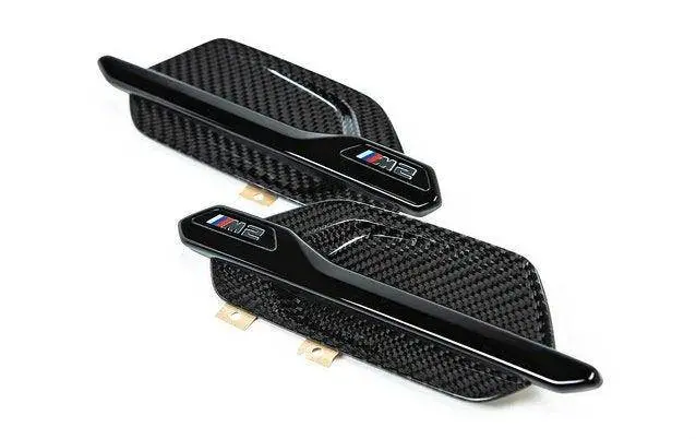M Performance Carbon Fibre Side Fender Trims For Bmw M2 & M2 Competition (2015-2021, F87) 1