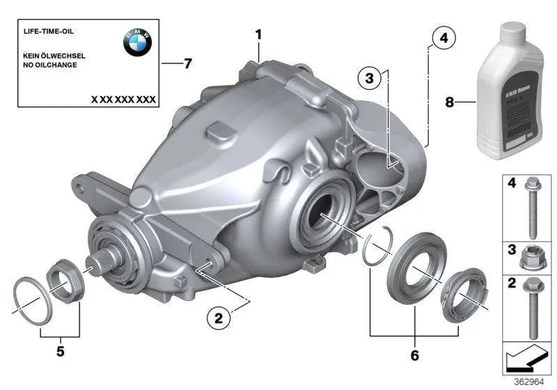 M Performance Differential For Bmw 1 Series (2015-2019, F20 Lci) 1