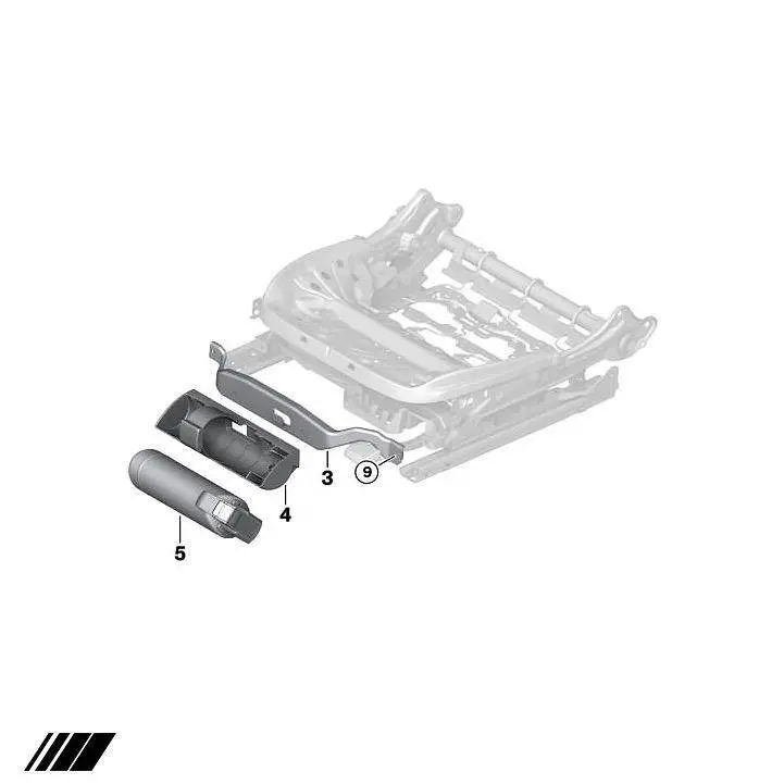 M Performance Fire Extinguisher Kit Bmw M3 & M4 (2021+, G80 G81 G82 G83) 1